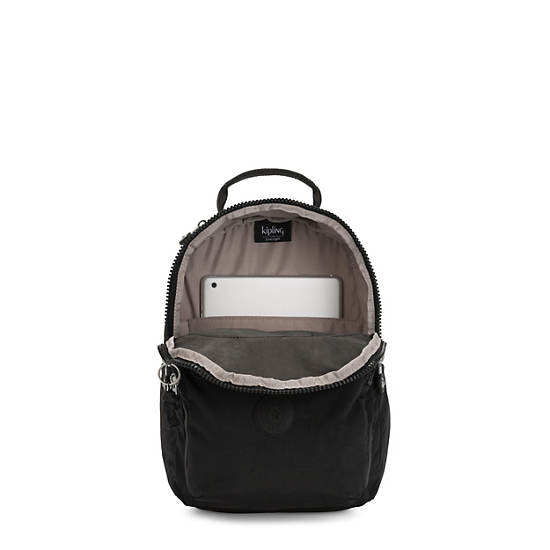 Kipling Seoul Small Klassieke Tablet Rugzak Zwart | België 1607EB